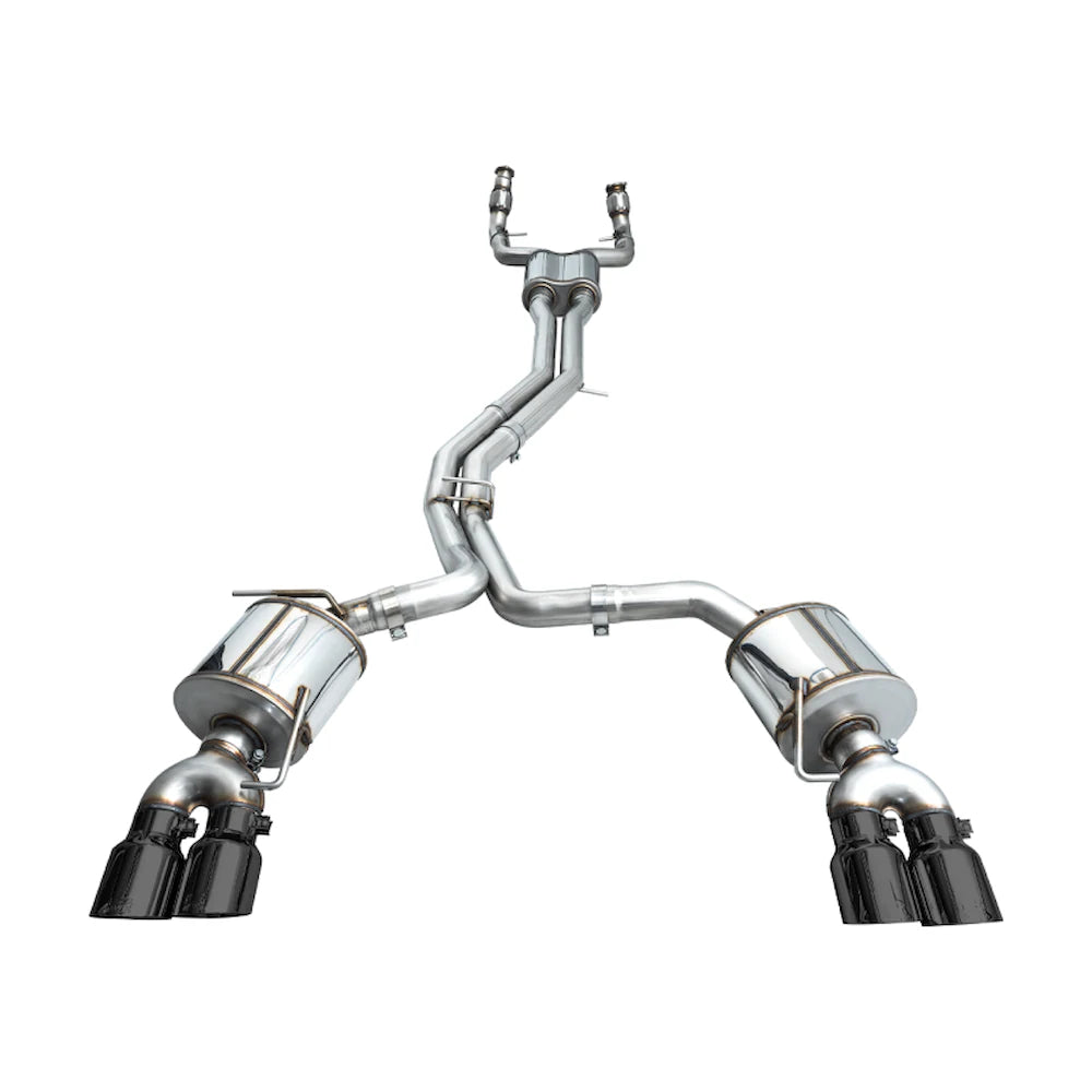 AWE Tuning 19-23 Audi C8 S6/S7 2.9T V6 AWD Touring Edition Exhaust - Diamond Black - product view 15 - AWE part 3015-43107