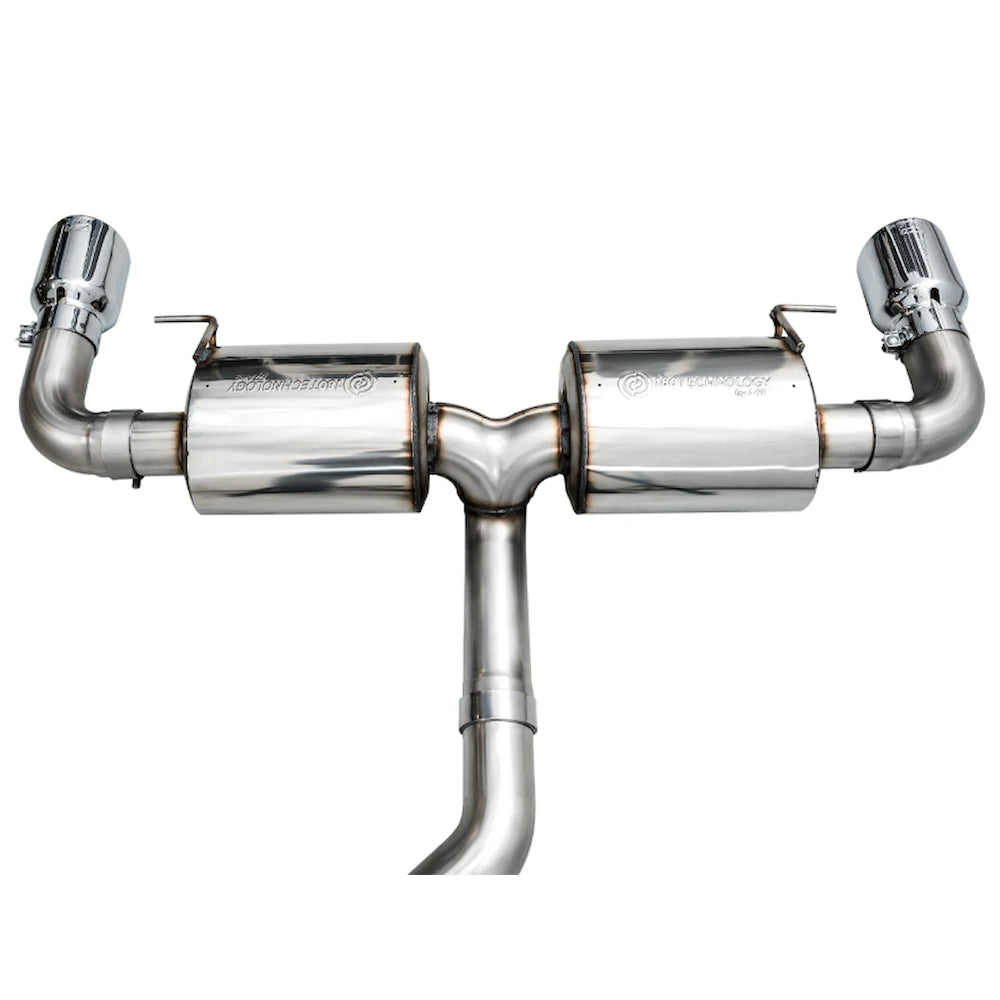 AWE 19-23 BMW 330i / 21-23 BMW 430i Base G2X Touring Axle Back Exhaust - Chrome Silver - product view 5 - AWE part 3015-32429