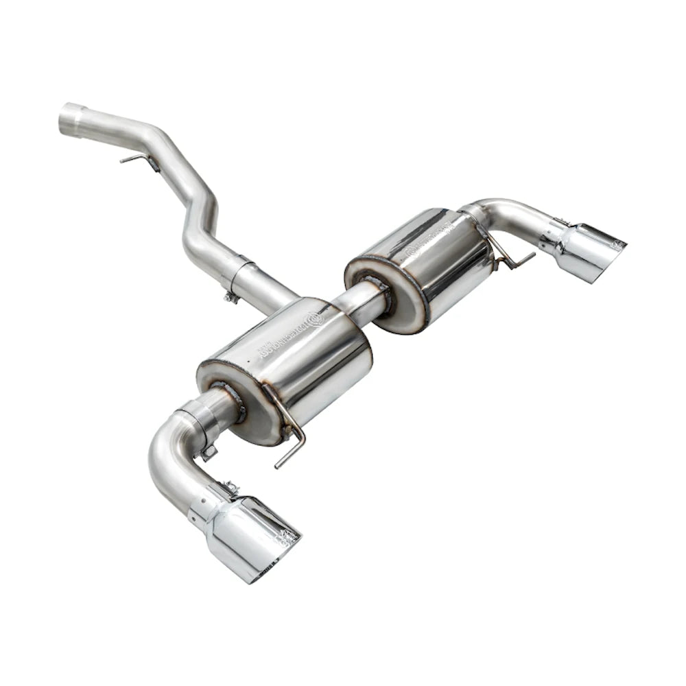 AWE 19-23 BMW 330i / 21-23 BMW 430i Base G2X Touring Axle Back Exhaust - Chrome Silver - product view 6 - AWE part 3015-32429
