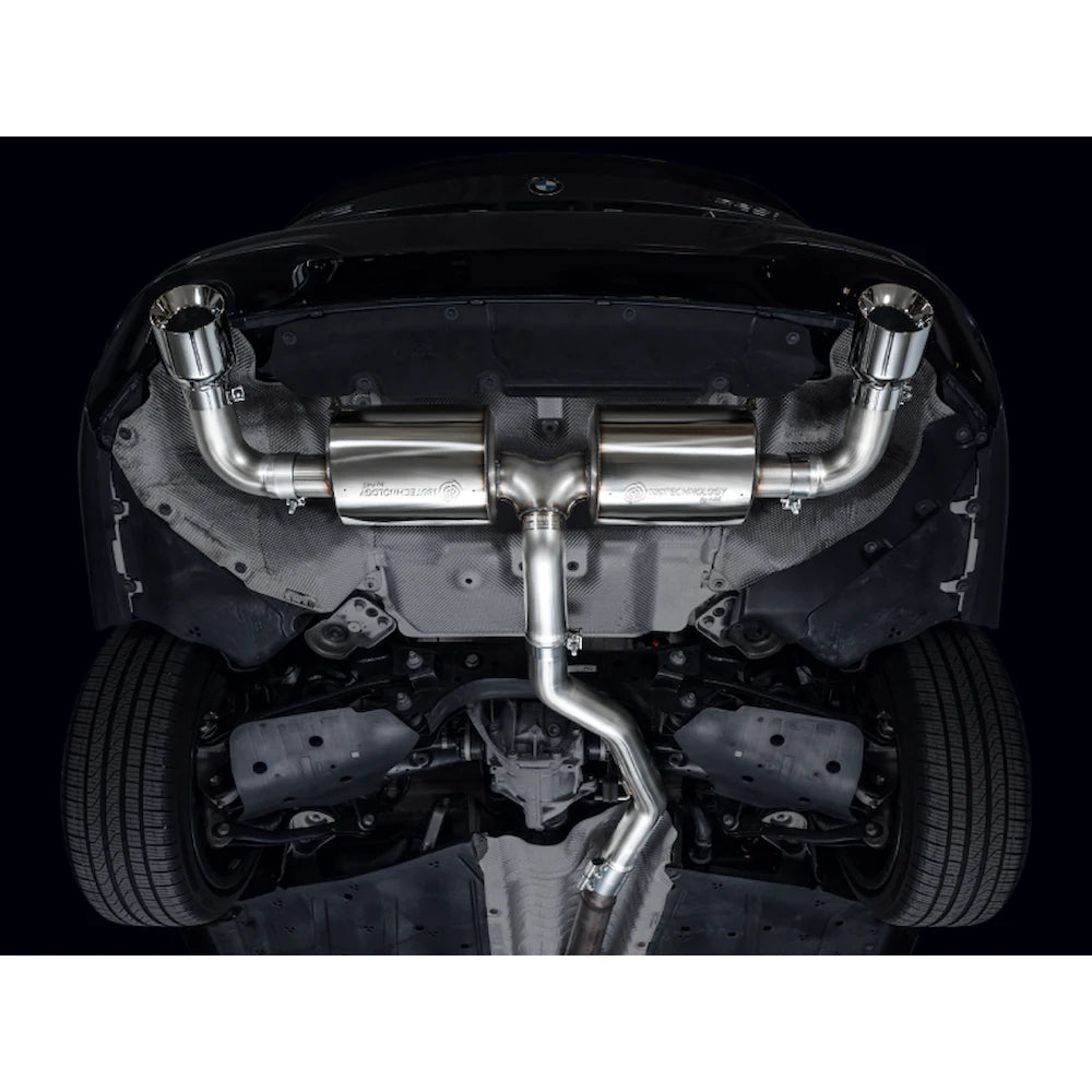 AWE 19-23 BMW 330i / 21-23 BMW 430i Base G2X Touring Axle Back Exhaust - Chrome - product view 11 - AWE part 3015-32429