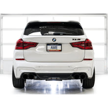 Load image into Gallery viewer, AWE Tuning 20-25 BMW X3 M/M Comp (F97) AWD SwitchPath Axle-Back Exhaust - Diamond - product view 6 - AWE part 3025-43301