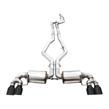 Load image into Gallery viewer, AWE Tuning 2019+ BMW M340i (G20) Non-Resonated Touring Edition Exhaust - Quad Diamond - product view 3 - AWE part 3015-43156