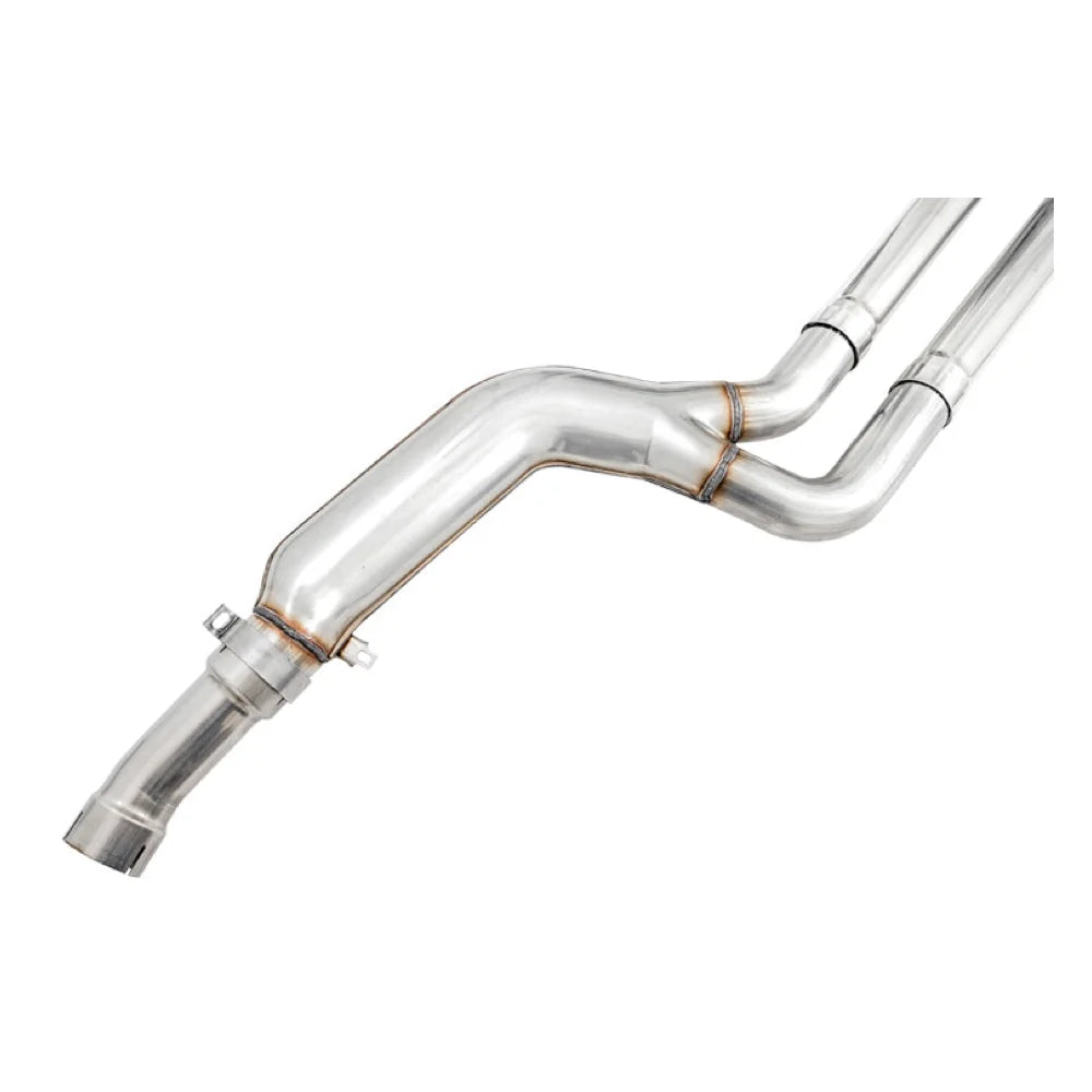 AWE Tuning 2019+ BMW M340i (G20) Non-Resonated Touring Edition Exhaust - Quad Diamond - product view 4 - AWE part 3015-43156