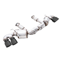 Load image into Gallery viewer, AWE Tuning 2020 Chevrolet Corvette (C8) Touring Edition Exhaust - Quad Diamond Black Tips - AWE part 3015-43159