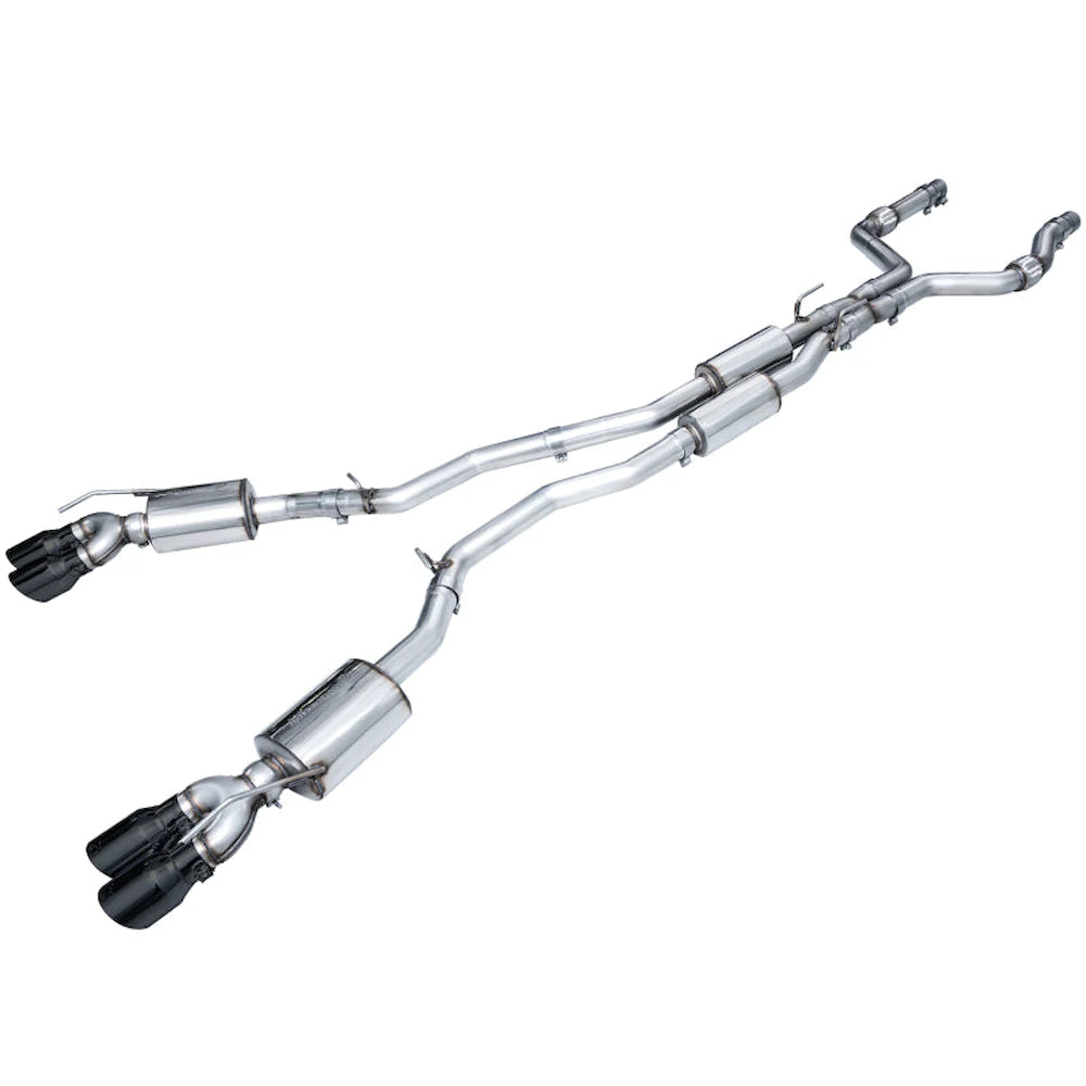 AWE Tuning 2020+ Ford Explorer ST Touring Edition Exhaust w/ Diamond Black Tips - AWE part 3015-43625