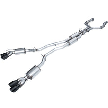 Load image into Gallery viewer, AWE Tuning 2020+ Ford Explorer ST Touring Edition Exhaust w/ Diamond Black Tips - AWE part 3015-43625