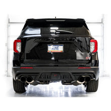 Load image into Gallery viewer, AWE Tuning 2020+ Ford Explorer ST Touring Edition Exhaust w/ Diamond Black Tips - product view 4 - AWE part 3015-43625