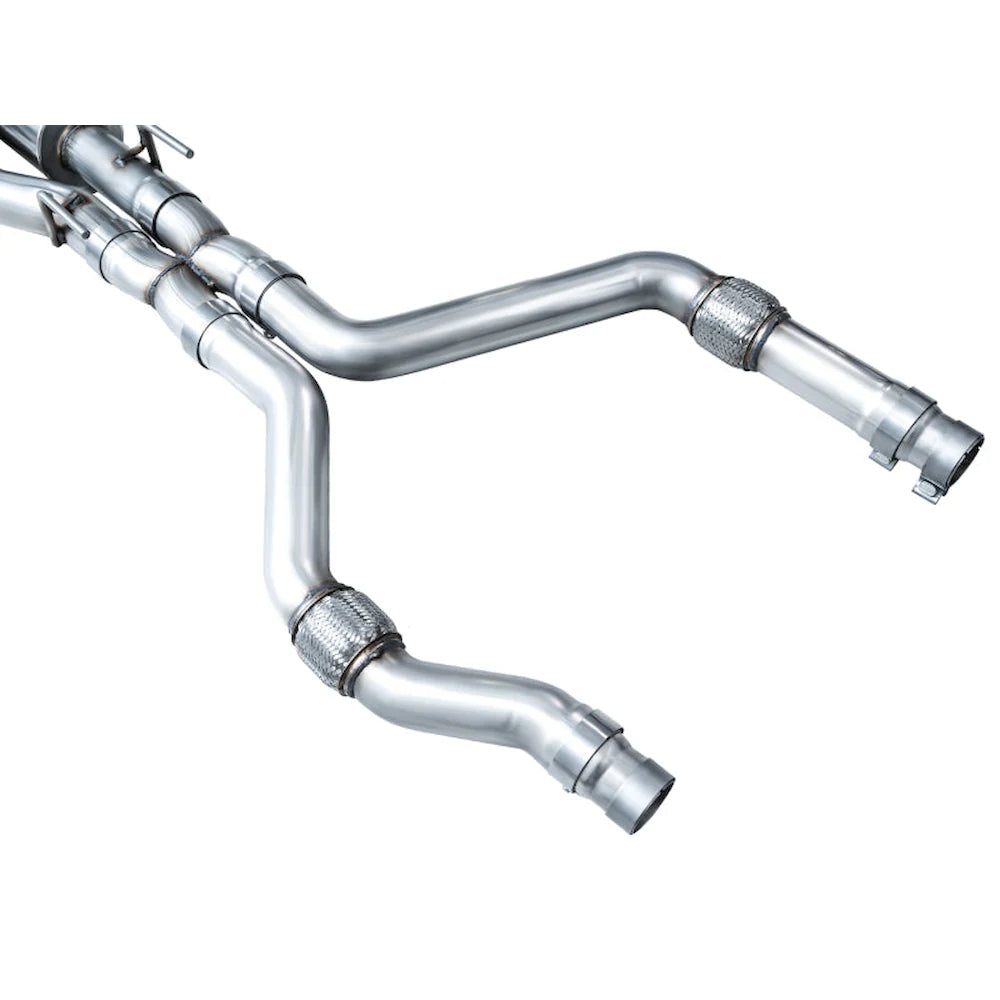 AWE Tuning 2020+ Ford Explorer ST Touring Edition Exhaust w/ Diamond Black Tips - product view 9 - AWE part 3015-43625