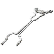Load image into Gallery viewer, AWE Tuning 2021+ Cadillac CT4-V Blackwing SwitchPath Exhaust - Chrome Silver Tips - product view 5 - AWE part 3025-42436