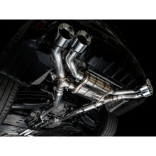 Load image into Gallery viewer, AWE Tuning 2021+ Cadillac CT4-V Blackwing SwitchPath Exhaust - Chrome Silver Tips - product view 11 - AWE part 3025-42436