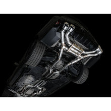 Load image into Gallery viewer, AWE Tuning 2021+ Cadillac CT4-V Blackwing SwitchPath Exhaust - Chrome Silver Tips - product view 13 - AWE part 3025-42436