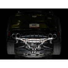 Load image into Gallery viewer, AWE Tuning 2021+ Cadillac CT4-V Blackwing SwitchPath Exhaust - Chrome Silver Tips - product view 15 - AWE part 3025-42436