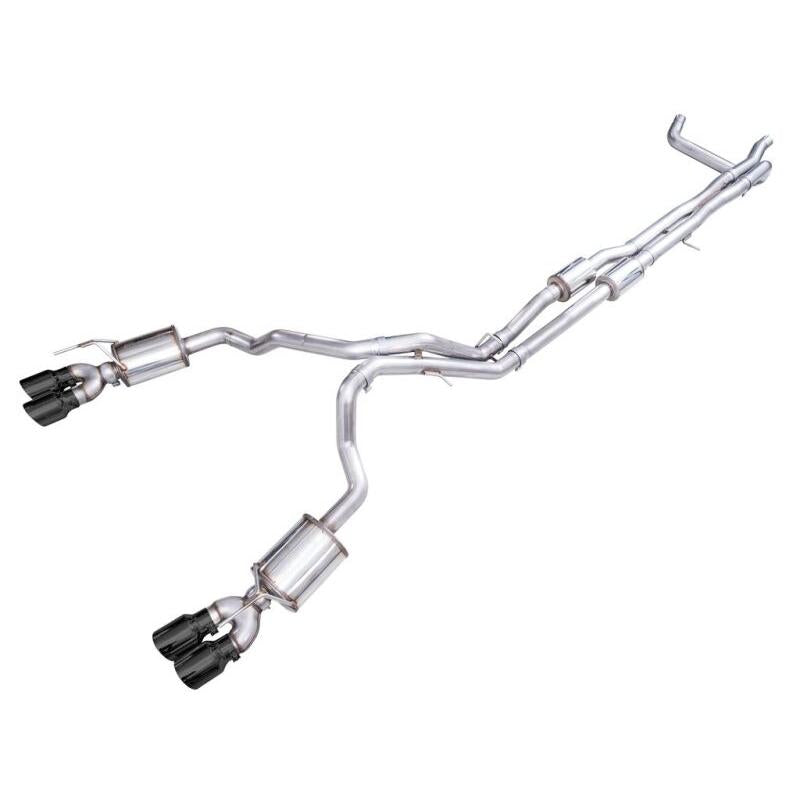 AWE Tuning AWE 2021+ Chevy Suburban/GM Yukon XL 6.2L 0FG Edition Cat Back Exhaust - Quad Diamond Chrome Tips