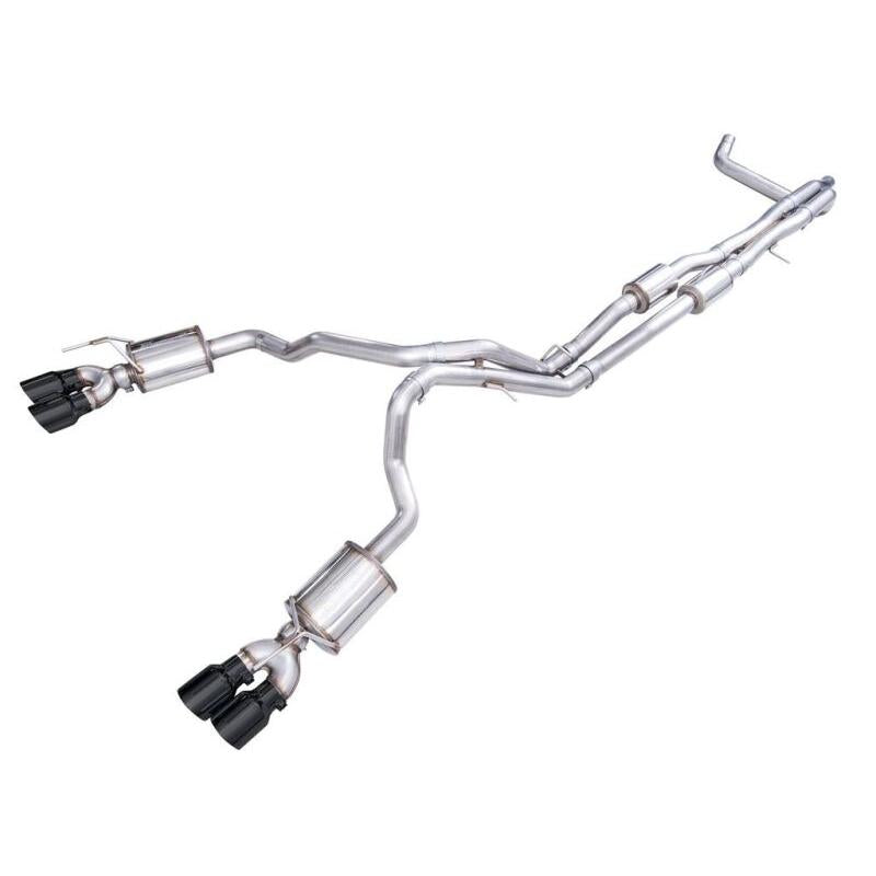 AWE Tuning AWE 2021+ Chevy Tahoe/GM Yukon 6.2L 0FG Edition Cat Back Exhaust - Quad Diamond Black Tips