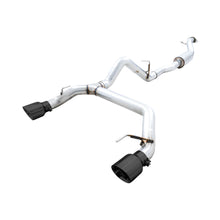 Load image into Gallery viewer, AWE Tuning 2021+ Ford Bronco 0FG Dual Rear Exit Exhaust w/Diamond Black Tips &amp; Bash Guard - AWE part 3015-33456