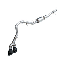 Load image into Gallery viewer, AWE Tuning 0FG Catback Side Exit Exhaust for 2021+ Chevrolet Tahoe / GMC Yukon 5.3L - 4.5" Diamond Black Tips - AWE part 3015-33007