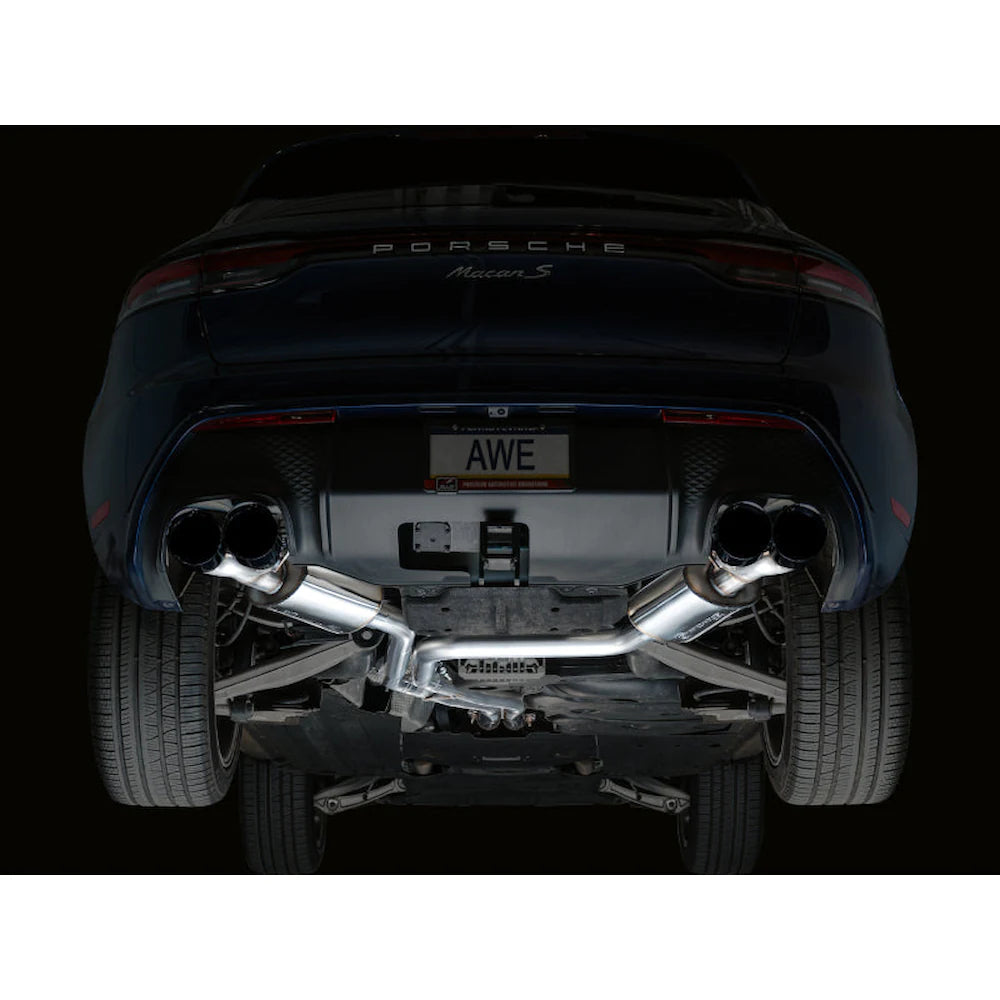 AWE Tuning 2022+ Porsche Macan 2.9TT Touring Edition Catback Exhaust w/ Diamond Black - product view 3 - AWE part 3015-43952