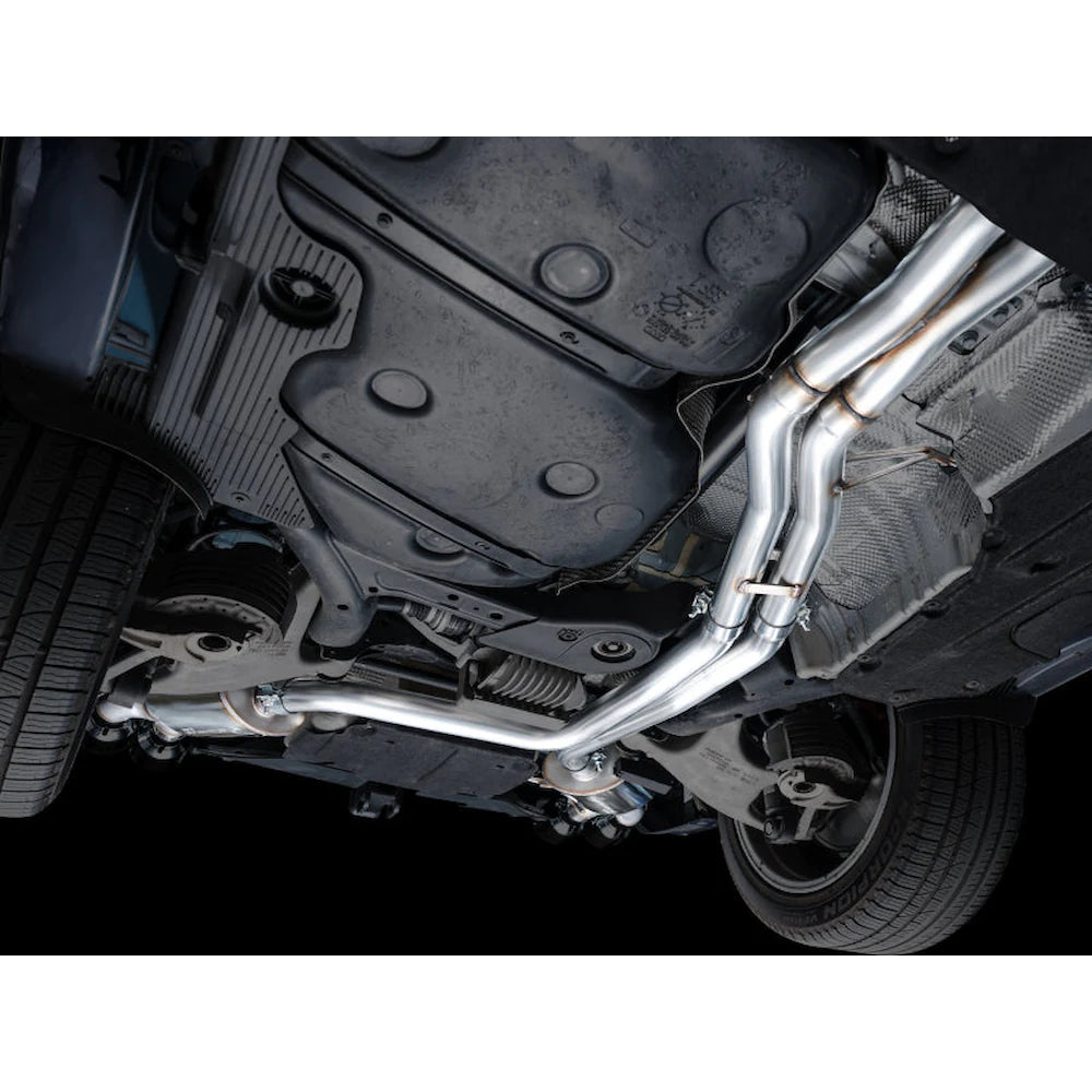 AWE Tuning 2022+ Porsche Macan 2.9TT Touring Edition Catback Exhaust w/ Diamond Black - product view 5 - AWE part 3015-43952