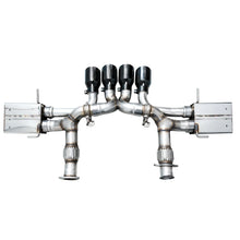 Load image into Gallery viewer, AWE 2023 C8 Corvette Z06 SwitchPath Cat-Back Exhaust - Diamond Black Tips - product view 5 - AWE part 3025-43906