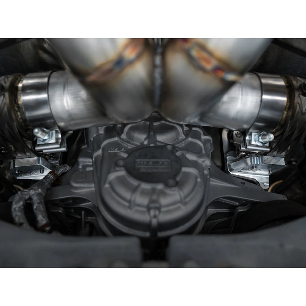 AWE 2023 C8 Corvette Z06 SwitchPath Cat-Back Exhaust - Diamond Black Tips - product view 17 - AWE part 3025-43906