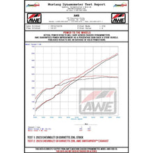 Load image into Gallery viewer, AWE 2023 C8 Corvette Z06 SwitchPath Cat-Back Exhaust - Diamond Black Tips - product view 23 - AWE part 3025-43906