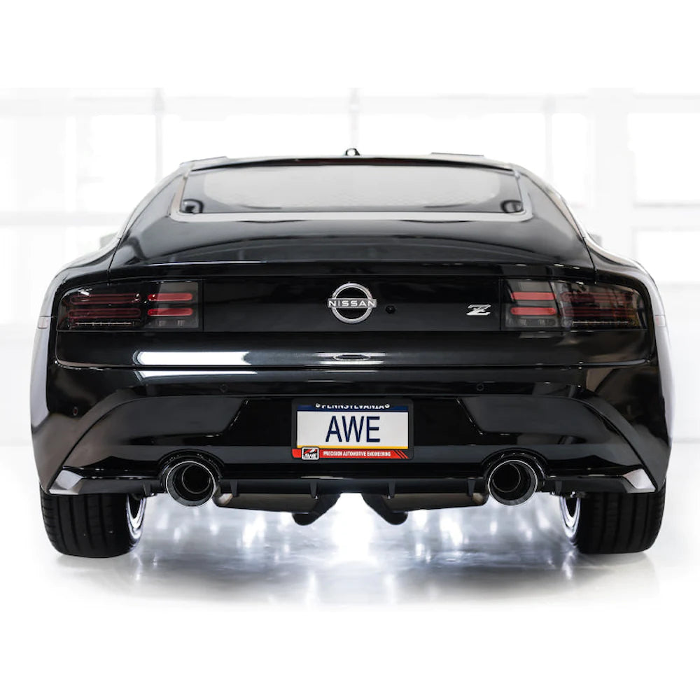 AWE 2023 Nissan Z RZ34 RWD Touring Edition Catback Exhaust System w/ Chrome Silver - product view 2 - AWE part 3015-32400