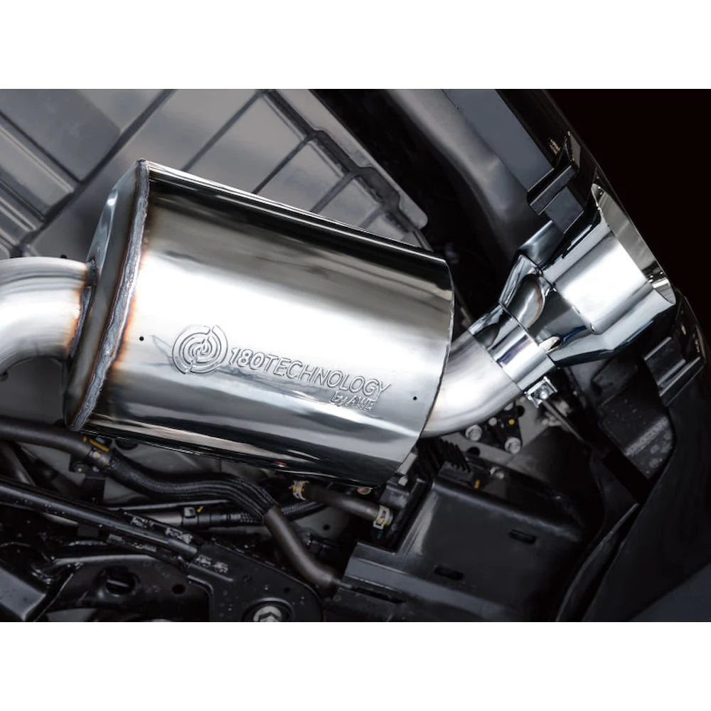 AWE 2023 Nissan Z RZ34 RWD Touring Edition Catback Exhaust System w/ Chrome Silver - product view 4 - AWE part 3015-32400