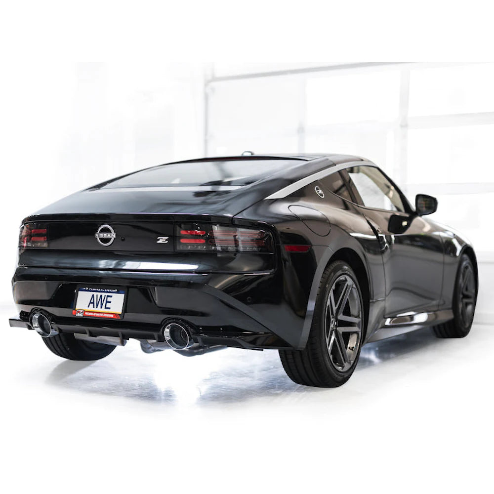 AWE 2023 Nissan Z RZ34 RWD Touring Edition Catback Exhaust System w/ Chrome Silver - product view 10 - AWE part 3015-32400