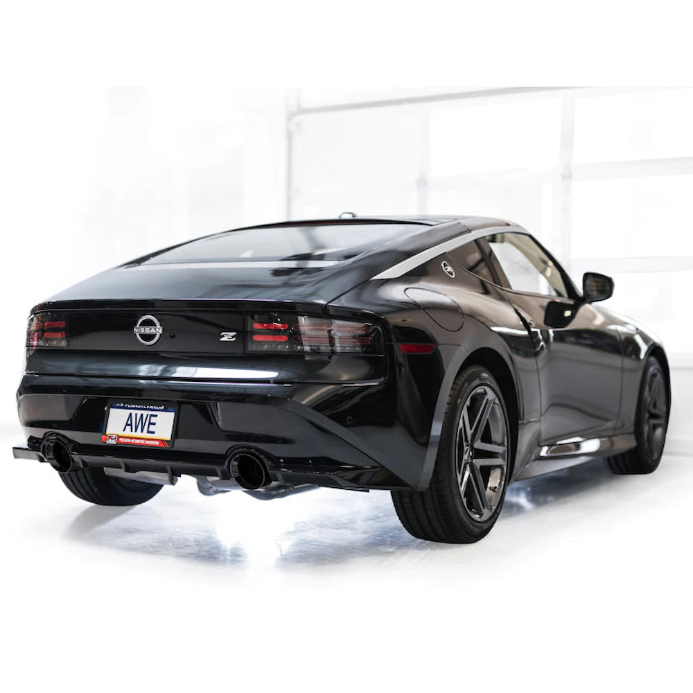 AWE 2023 Nissan Z RZ34 RWD Touring Edition Catback Exhaust System w/ Diamond Black - product view 4 - AWE part 3015-33400