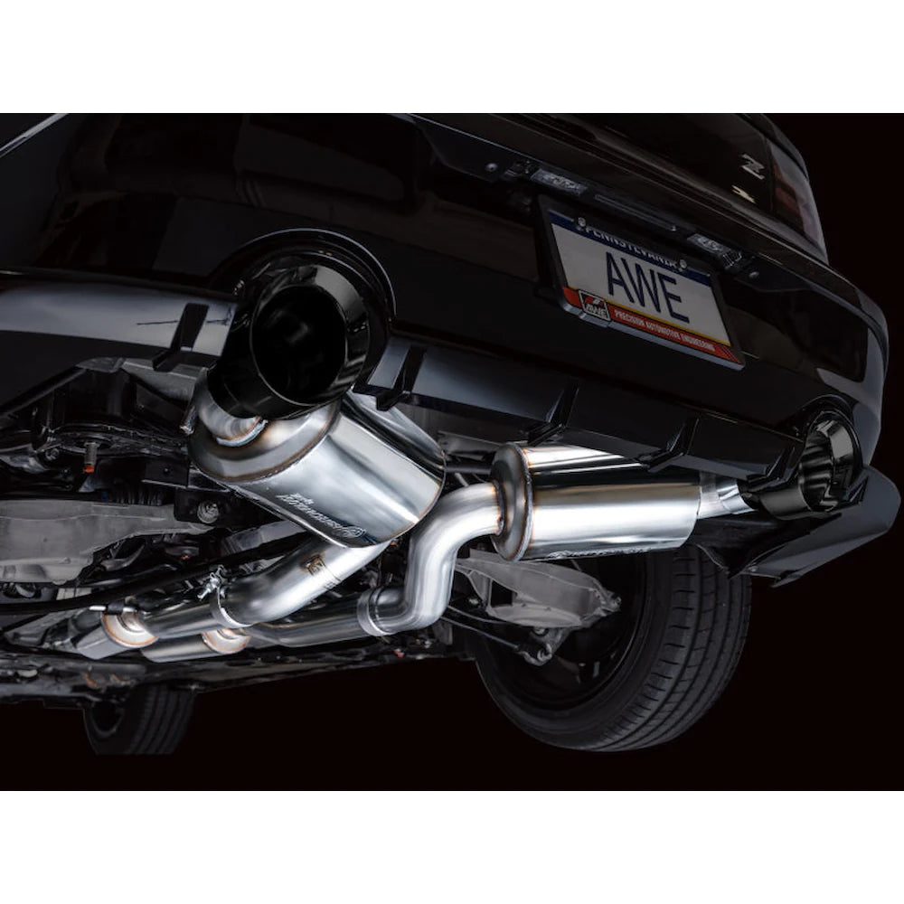 AWE 2023 Nissan Z RZ34 RWD Touring Edition Catback Exhaust System w/ Diamond Black - product view 5 - AWE part 3015-33400