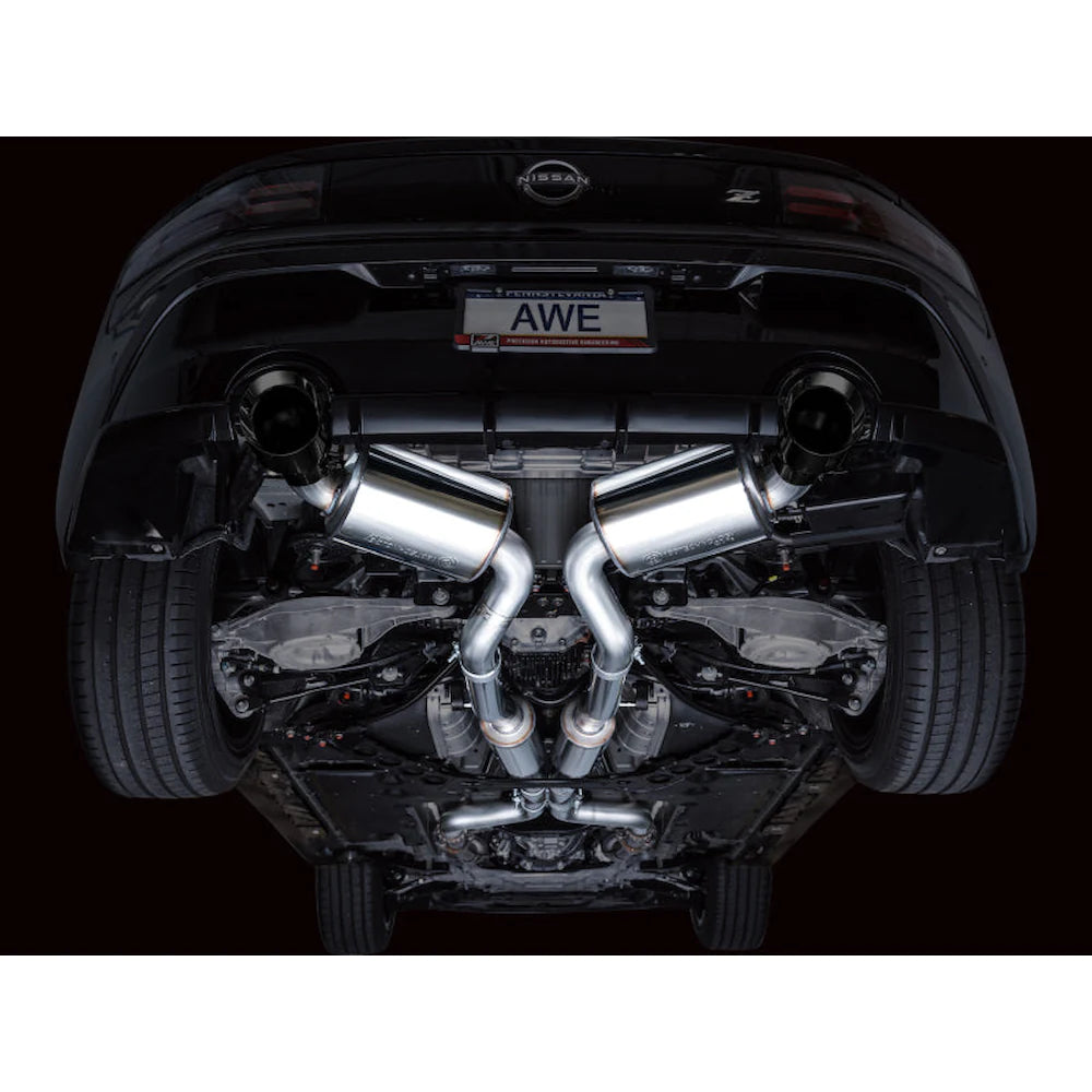 AWE 2023 Nissan Z RZ34 RWD Touring Edition Catback Exhaust System w/ Diamond Black - product view 8 - AWE part 3015-33400