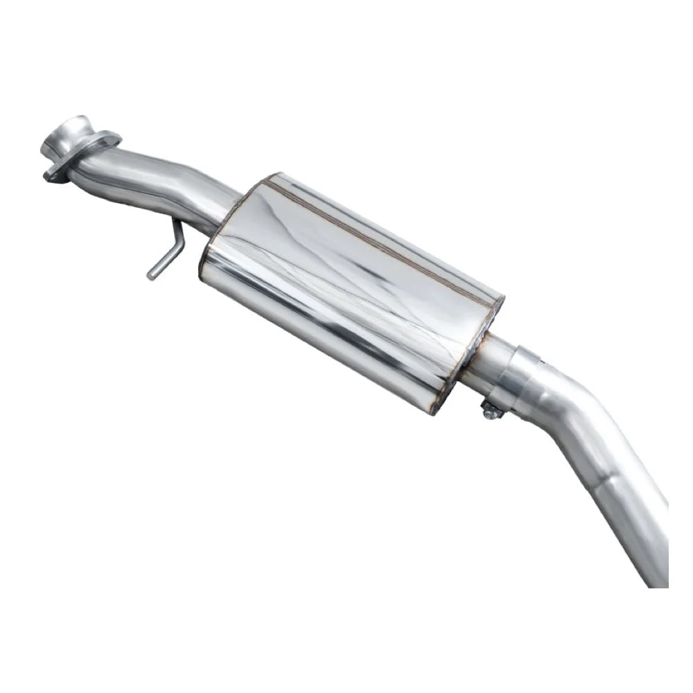 AWE Tuning 2023+ Toyota GR Corolla Touring Edition Exhaust - Diamond Black Tips - product view 3 - AWE part 3015-53472