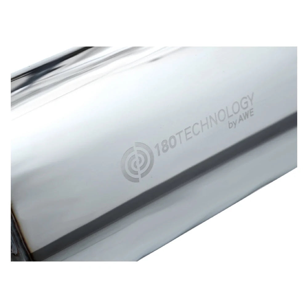 AWE Tuning 2023+ Toyota GR Corolla Touring Edition Exhaust - Diamond Black Tips - product view 4 - AWE part 3015-53472