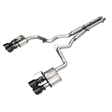 Load image into Gallery viewer, AWE 2024 Ford Mustang GT Fastback S650 RWD SwitchPath Catback Exhaust w/ Quad Diamond Black Tips - AWE part 3025-43650