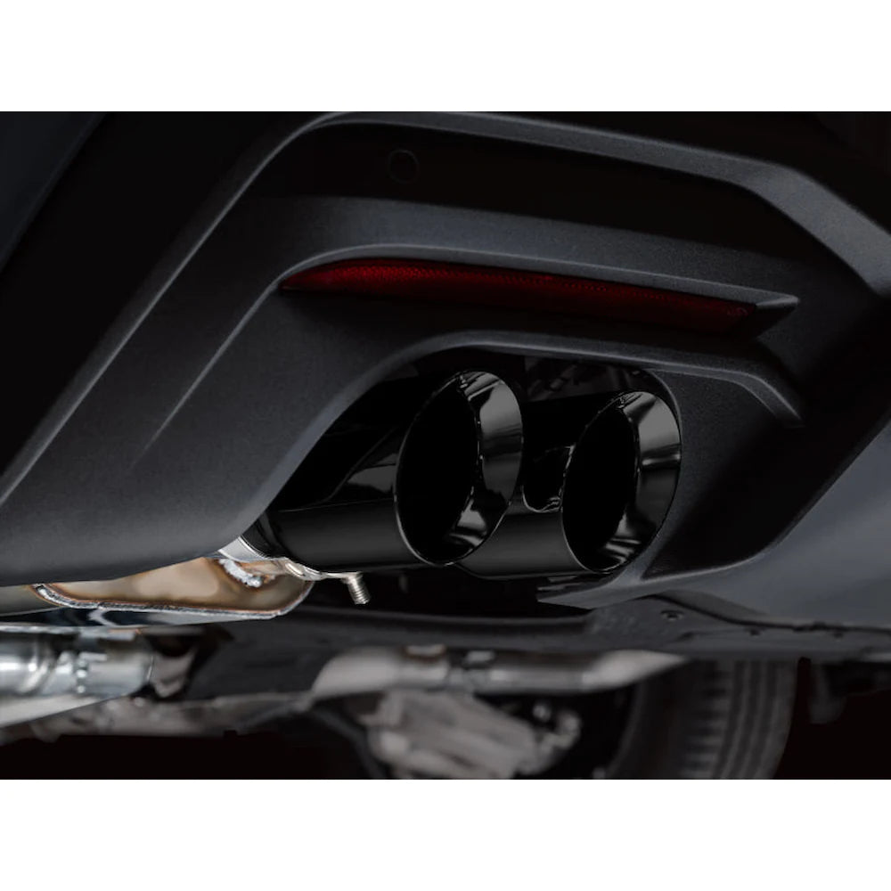 AWE 2024 Ford Mustang GT Fastback S650 RWD SwitchPath Catback Exhaust w/ Quad Diamond - product view 4 - AWE part 3025-43650