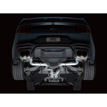 Load image into Gallery viewer, AWE 2024 Ford Mustang GT Fastback S650 RWD SwitchPath Catback Exhaust w/ Quad Diamond - product view 8 - AWE part 3025-43650