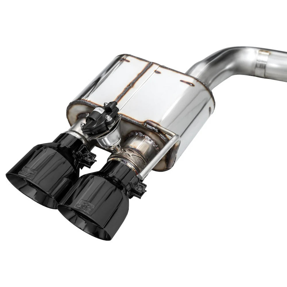 AWE 2024 Ford Mustang GT Fastback S650 RWD SwitchPath Catback Exhaust w/ Quad Diamond - product view 14 - AWE part 3025-43650
