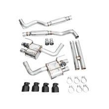 Load image into Gallery viewer, AWE 2024 Ford Mustang GT Fastback S650 RWD SwitchPath Catback Exhaust w/ Quad Diamond - product view 15 - AWE part 3025-43650