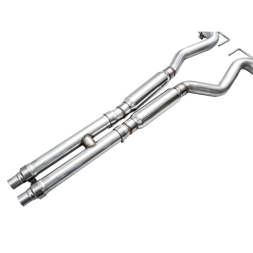 AWE 2024 Ford Mustang GT Fastback S650 RWD SwitchPath Catback Exhaust w/ Quad Diamond - product view 17 - AWE part 3025-43650