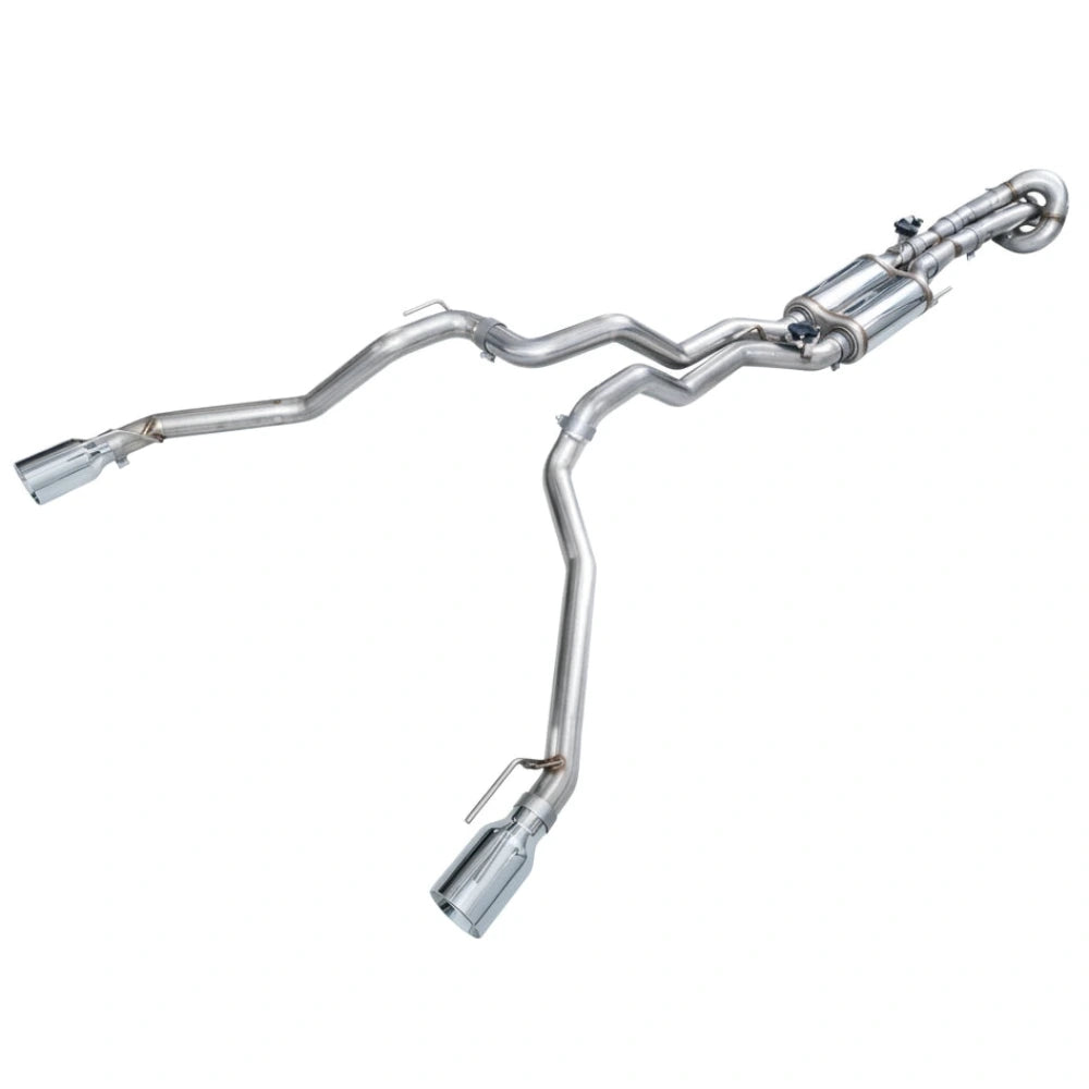 AWE 2024+ Ford Ranger Raptor 3.0L Switchpath Cat-Back Exhaust - Chrome Silver Tips - AWE3025-32306 - product view 1