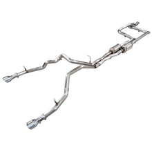 Load image into Gallery viewer, AWE Tuning 2025+ RAM 1500 RHO 3.0 I6 TT 0FG Dual Rear Exit Cat-Back Exhaust - Chrome Silver Tips - AWE part 3015-32630