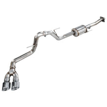 Load image into Gallery viewer, AWE 21-25 Ford F150 (14th Gen Reg Cab) Cat-Back Exhaust - 4.5in Dual Side Exit Chrome Tips - AWE part 3015-32145