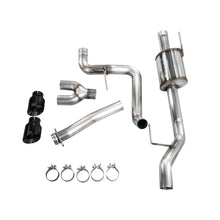 Load image into Gallery viewer, AWE 21-25 Ford F150 (14th Gen Reg Cab) Cat-Back Exhaust - 4.5in Dual Side Exit Diamond - product view 3 - AWE part 3015-33145