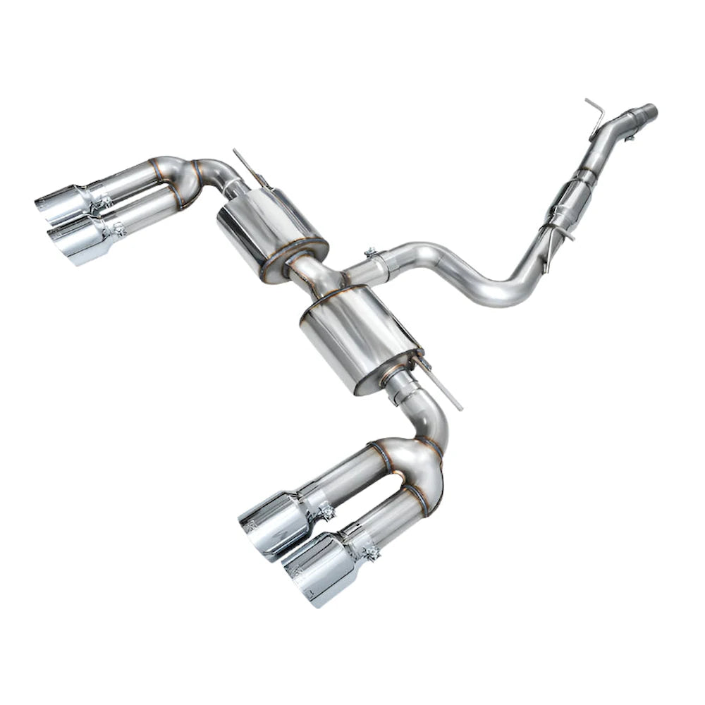AWE 22-24 Audi 8Y S3 Touring Edition Exhaust - Chrome Silver Tips - AWE part 3015-42897