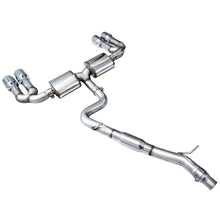 Load image into Gallery viewer, AWE 22-24 Audi 8Y S3 Touring Edition Exhaust - Chrome Silver Tips - product view 13 - AWE part 3015-42897