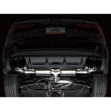 Load image into Gallery viewer, AWE 22-24 Audi 8Y S3 Touring Edition Exhaust - Diamond Black Tips - product view 3 - AWE part 3015-43897
