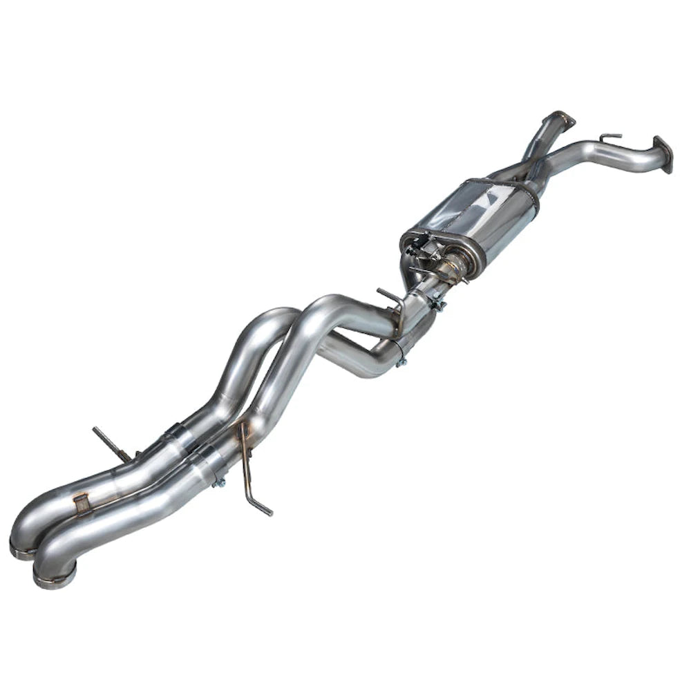 AWE Tuning 22-24 Ford Bronco Raptor 4WD Dual BashGuards Cat-Back SwitchPath Exhaust (No Tips) - AWE part 3025-31327
