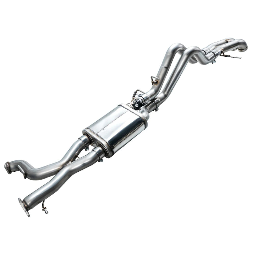 AWE Tuning 22-24 Ford Bronco Raptor 4WD Dual BashGuards Cat-Back SwitchPath Exhaust - product view 9 - AWE part 3025-31327
