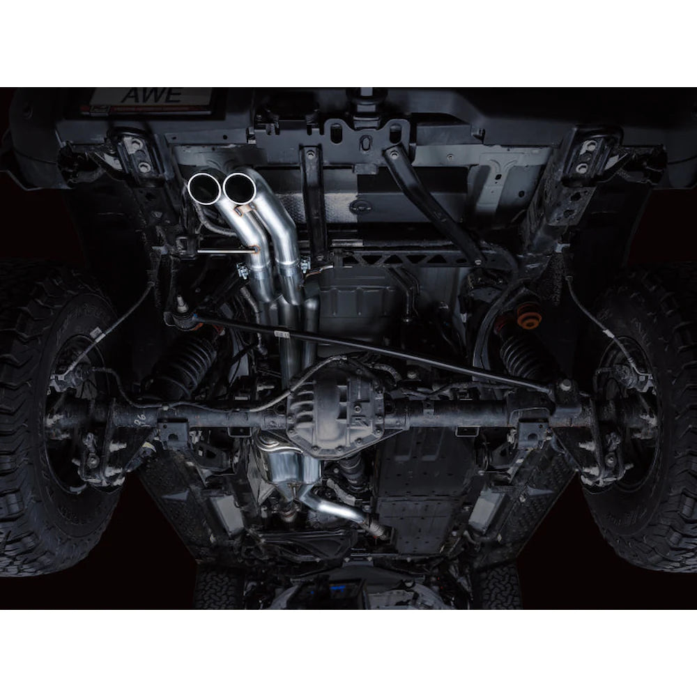 AWE Tuning 22-24 Ford Bronco Raptor 4WD Dual BashGuards Cat-Back SwitchPath Exhaust - product view 17 - AWE part 3025-31327