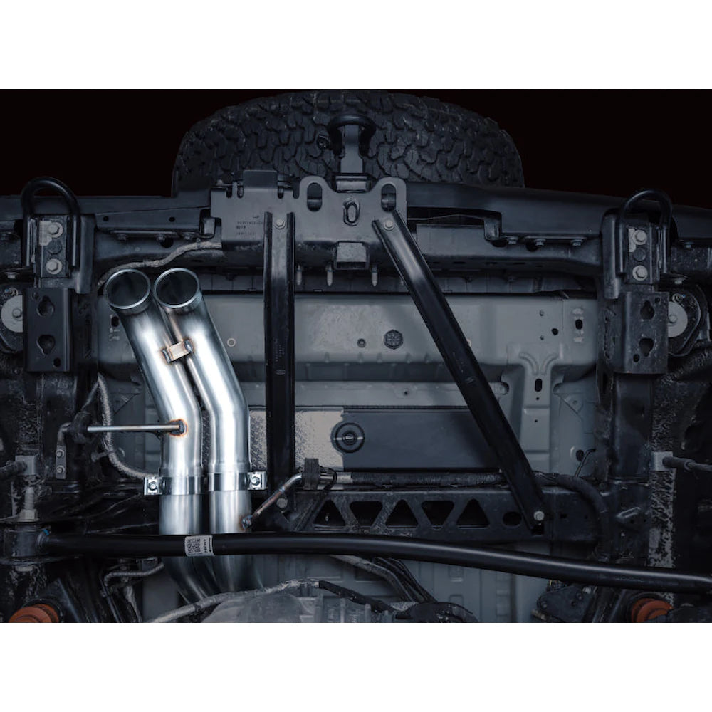 AWE Tuning 22-24 Ford Bronco Raptor 4WD Dual BashGuards Cat-Back SwitchPath Exhaust - product view 18 - AWE part 3025-31327